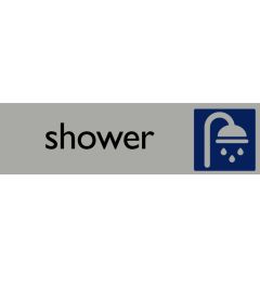 Picture Sign | Shower | 165 x 44 mm