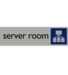Picture Sign | Server Room | 165 x 44 mm