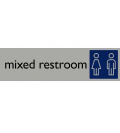 Picture Sign | Mixed Toilet | 165 x 44 mm