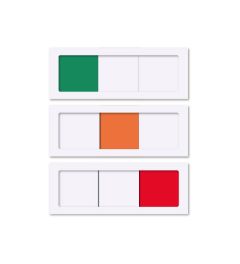 Triage Board | 3 Colour Areas | 2 Sliding Panels