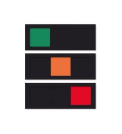 Triage Board | 3 Colour Areas | 2 Sliding Panels