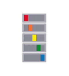 Triage Board | 5 Colour Areas | 4 Sliding Panels