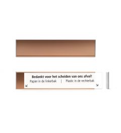 Door Sign | Rose Gold | 30x6cm