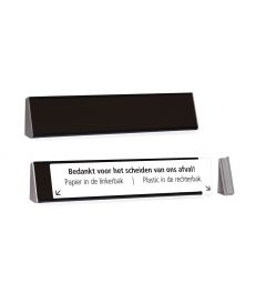 Desk Sign | Black | 30x6cm