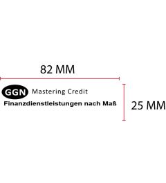 Beispiel Stempelplatte für Colop Printer 45 | 82x25mm