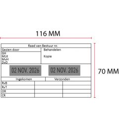 Stamp Plate Trodat 54126