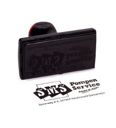 Shiny Duo 4590 | 88x43mm plastic hand stamp