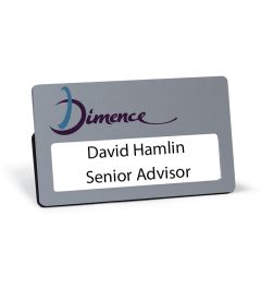 Name Badge | 75x40mm | Aluminium | Customizable | V7540A