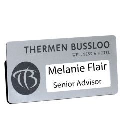 Name Badge | 75x35mm | Aluminium | Customizable | V7535D
