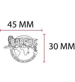 Beispiel Stempelplatte für Posta Eco D33 | 45x30mm