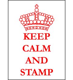 Keep Calm and Stamp | Hand Stamp
