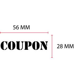 Beispiel Stempelplatte für Posta LL803 | 56x28mm