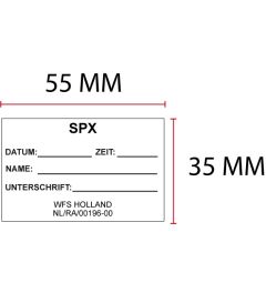 Beispiel Stempelplatte für Posta LL804 | 55x35mm
