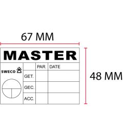 Beispiel Stempelplatte für Posta LL805 | 67x48mm