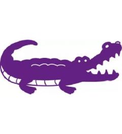 Purple Crocodile | Hand Stamp