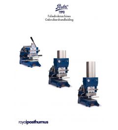 Handleiding Posta Typo Machines
