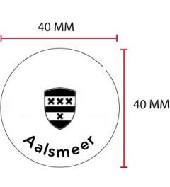 Beispiel Stempelplatte für Colop Expert R3040 | Ø40mm