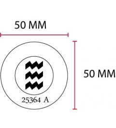 Beispiel Stempelplatte für Colop Printer R50 | Ø50mm